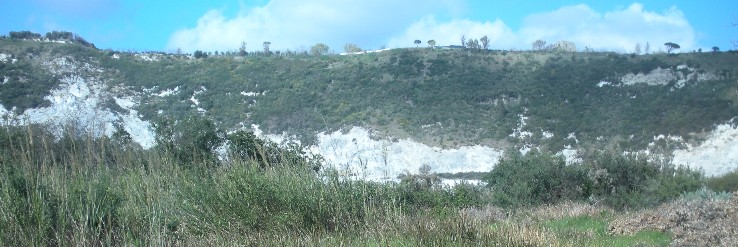 Solfatara dall'alto